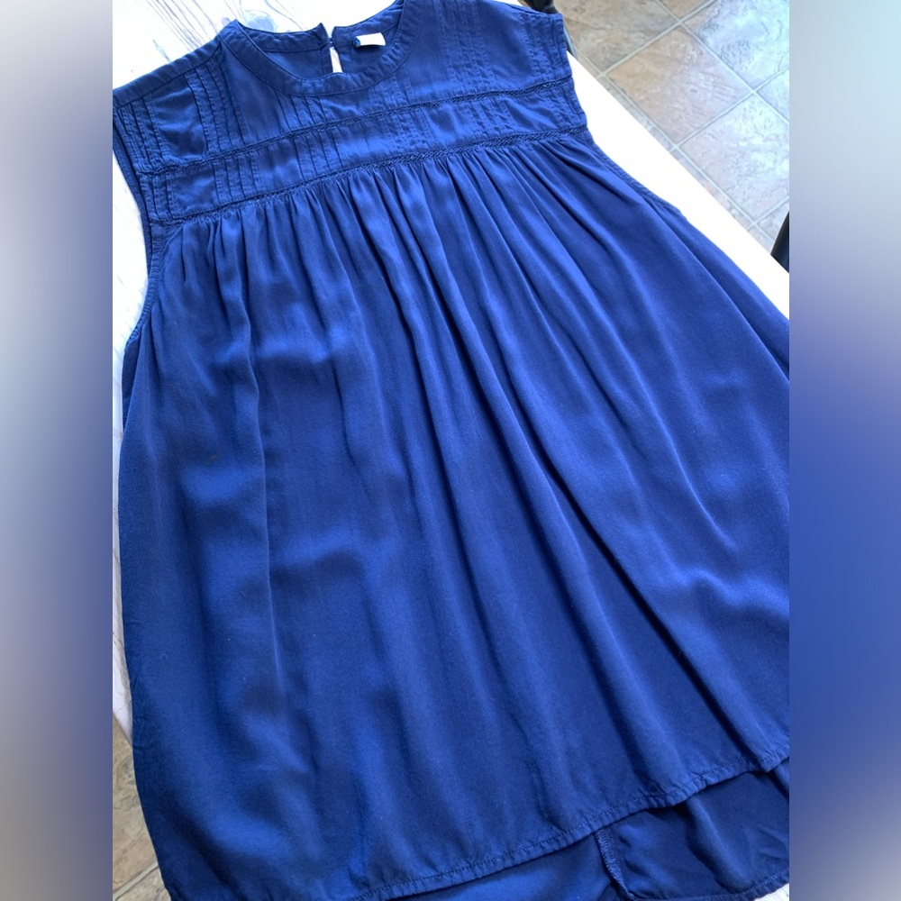 Sleeveless Navy Blue Women's Top